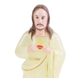 Maxbell Priest Statue Religious Sculpture Christian Holy Decor for Tabletop Home Large Luminous