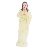 Maxbell Priest Statue Religious Sculpture Christian Holy Decor for Tabletop Home Large Luminous
