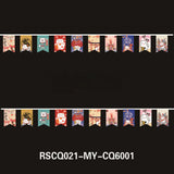 Maxbell Cat String Flag 20Pcs 8x12 Flags Banner Bunting for Izakaya Window Decor StyleA