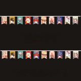 Maxbell Cat String Flag 20Pcs 8x12 Flags Banner Bunting for Izakaya Window Decor StyleA