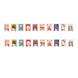 Maxbell Cat String Flag 20Pcs 8x12 Flags Banner Bunting for Izakaya Window Decor StyleA