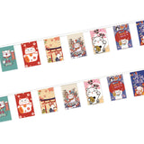 Maxbell Cat String Flag 20Pcs 8x12 Flags Banner Bunting for Izakaya Window Decor StyleB