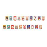 Maxbell Cat String Flag 20Pcs 8x12 Flags Banner Bunting for Izakaya Window Decor StyleC