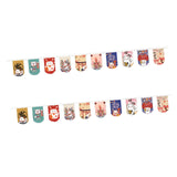 Maxbell Cat String Flag 20Pcs 8x12 Flags Banner Bunting for Izakaya Window Decor StyleC