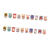Maxbell Cat String Flag 20Pcs 8x12 Flags Banner Bunting for Izakaya Window Decor StyleC