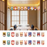Maxbell Cat String Flag 20Pcs 8x12 Flags Banner Bunting for Izakaya Window Decor StyleC