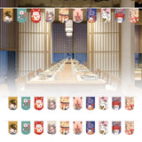Maxbell Cat String Flag 20Pcs 8x12 Flags Banner Bunting for Izakaya Window Decor StyleC