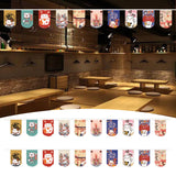 Maxbell Cat String Flag 20Pcs 8x12 Flags Banner Bunting for Izakaya Window Decor StyleC