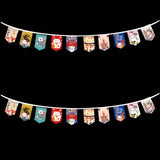 Maxbell Cat String Flag 20Pcs 8x12 Flags Banner Bunting for Izakaya Window Decor StyleD