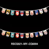 Maxbell Cat String Flag 20Pcs 8x12 Flags Banner Bunting for Izakaya Window Decor StyleD