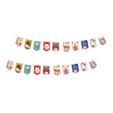 Maxbell Cat String Flag 20Pcs 8x12 Flags Banner Bunting for Izakaya Window Decor StyleD