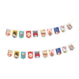 Maxbell Cat String Flag 20Pcs 8x12 Flags Banner Bunting for Izakaya Window Decor StyleD