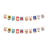 Maxbell Cat String Flag 20Pcs 8x12 Flags Banner Bunting for Izakaya Window Decor StyleD