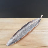 Maxbell Modern Incense Burner Metal Leaf Ash Catcher Tray for Meditation Home Decor Red Copper