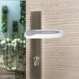 Maxbell Door Handle Cover Silicone Anti Collision Protector Noiseless Gloves Home Gray