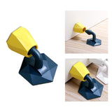 Maxbell Reusable Door Stopper Door Stop Non Punch Bumpproof for Bedroom Restaurant Blue Yellow