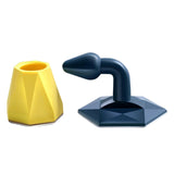 Maxbell Reusable Door Stopper Door Stop Non Punch Bumpproof for Bedroom Restaurant Blue Yellow