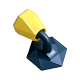 Maxbell Reusable Door Stopper Door Stop Non Punch Bumpproof for Bedroom Restaurant Blue Yellow