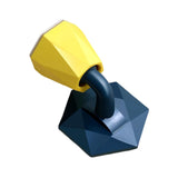 Maxbell Reusable Door Stopper Door Stop Non Punch Bumpproof for Bedroom Restaurant Blue Yellow