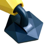 Maxbell Reusable Door Stopper Door Stop Non Punch Bumpproof for Bedroom Restaurant Blue Yellow