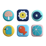 Maxbell Door Stopper Wall Protector Crash Pads for Cabinet Furniture Glass Mushroom