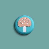 Maxbell Door Stopper Wall Protector Crash Pads for Cabinet Furniture Glass Mushroom