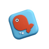 Maxbell Door Stopper Wall Protector Crash Pads for Cabinet Furniture Glass Fish