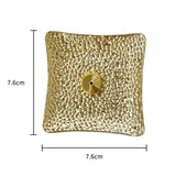 Maxbell Luxury Incense Holder for Sticks Ash Catcher Square for Office Teahouse Home Gold