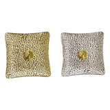 Maxbell Luxury Incense Holder for Sticks Ash Catcher Square for Office Teahouse Home Gold