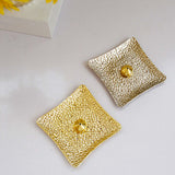Maxbell Luxury Incense Holder for Sticks Ash Catcher Square for Office Teahouse Home Gold