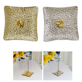 Maxbell Luxury Incense Holder for Sticks Ash Catcher Square for Office Teahouse Home Gold