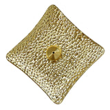 Maxbell Luxury Incense Holder for Sticks Ash Catcher Square for Office Teahouse Home Gold