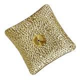 Maxbell Luxury Incense Holder for Sticks Ash Catcher Square for Office Teahouse Home Gold