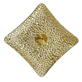 Maxbell Luxury Incense Holder for Sticks Ash Catcher Square for Office Teahouse Home Gold