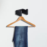 Maxbell Wall Hooks Adhesive Hanging Bag Headset Coat Hook Black 6.5x4x6cm