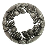 Maxbell Candle Topper Lid Candle Cover Stable Buring Candle Shades Collection Silver