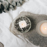 Maxbell Candle Topper Lid Candle Cover Stable Buring Candle Shades Collection Silver