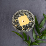 Maxbell Candle Topper Lid Candle Cover Stable Buring Candle Shades Collection Silver