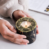 Maxbell Candle Topper Lid Candle Cover Stable Buring Candle Shades Collection Bronze