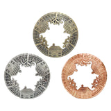 Maxbell Retro Style Jar Candle Topper Lid Accelerate Melting Shade Home Decor Silver