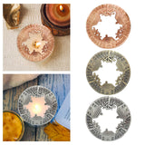 Maxbell Retro Style Jar Candle Topper Lid Accelerate Melting Shade Home Decor Silver