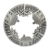 Maxbell Retro Style Jar Candle Topper Lid Accelerate Melting Shade Home Decor Silver