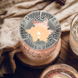 Maxbell Retro Style Jar Candle Topper Lid Accelerate Melting Shade Home Decor Silver