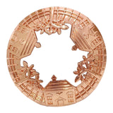 Maxbell Retro Style Jar Candle Topper Lid Accelerate Melting Shade Home Decor Golden