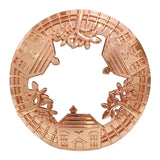 Maxbell Retro Style Jar Candle Topper Lid Accelerate Melting Shade Home Decor Golden