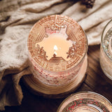 Maxbell Retro Style Jar Candle Topper Lid Accelerate Melting Shade Home Decor Golden