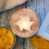 Maxbell Retro Style Jar Candle Topper Lid Accelerate Melting Shade Home Decor Golden