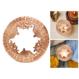 Maxbell Retro Style Jar Candle Topper Lid Accelerate Melting Shade Home Decor Golden