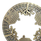 Maxbell Retro Style Jar Candle Topper Lid Accelerate Melting Shade Home Decor Bronze