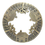 Maxbell Retro Style Jar Candle Topper Lid Accelerate Melting Shade Home Decor Bronze